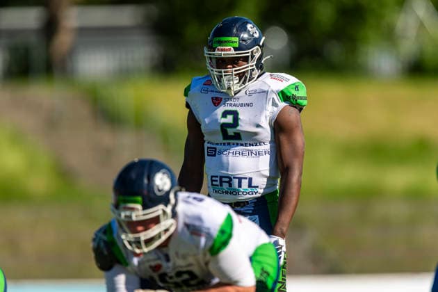 J vonte Davis RB, Straubing Spiders, 2 GER, Allgaeu Comets vs Straubing Spiders, American Football, GFL, Season 2026, Week 06, 13 06 2026 GER, Allgaeu Comets vs Straubing Spiders, American Football, GFL, Season 2026, Week 06, 13 06 2026 Kempten Copyright: xEibner-Pressefoto FlorianxWolfx EP_FWF