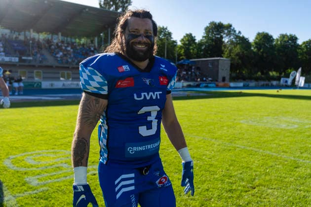 Ruaraidh Macdonald Allgaeu Comets, DB, 3 after final whistle GER, Allgaeu Comets vs Straubing Spiders, American Football, GFL, Season 2026, Week 06, 13 06 2026 GER, Allgaeu Comets vs Straubing Spiders, American Football, GFL, Season 2026, Week 06, 13 06 2026 Kempten Copyright: xEibner-Pressefoto FlorianxWolfx EP_FWF