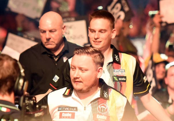 13 06 2026, xhbx, Dart World Cup of Darts 2026, v l Martin Schindler Germany , Ricardo Pietreczko Germany DFL DFB REGULATIONS PROHIBIT ANY USE OF PHOTOGRAPHS as IMAGE SEQUENCES and or QUASI VIDEO Frankfurt