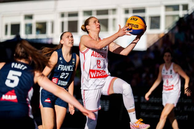 BASKETBALL - FIBA 3x3 World Tour VIENNA,AUSTRIA,13.JUN.26 - BASKETBALL - FIBA 3x3 World Tour. Image shows Simone Sill (AUT).  GEPAxpictures xEdgarxEisner