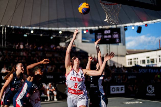 BASKETBALL - FIBA 3x3 World Tour VIENNA,AUSTRIA,13.JUN.26 - BASKETBALL - FIBA 3x3 World Tour. Image shows Anja Fuchs-Robetin (AUT).  GEPAxpictures xEdgarxEisner