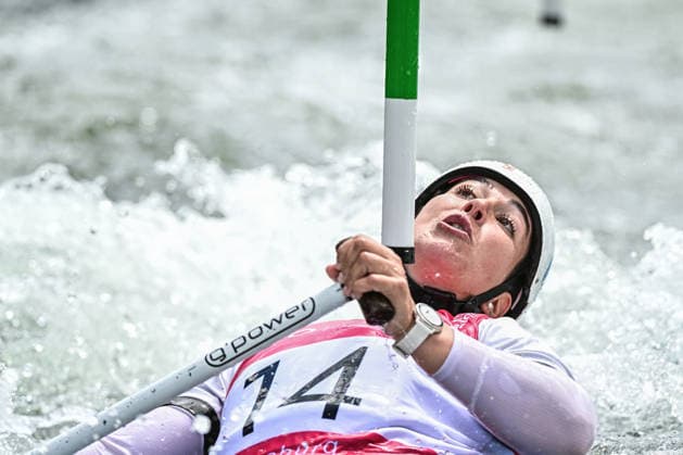 ICF Canoe Slalom World Cup 13 06 2026, Eis Kanal, Augsburg Miren Lazkano ESP ,Women s Canoe Final, Augsburg, 13 06 2026 Canoe World Cup, Slalom K1, Augsburg, Eis Kanal Copyright: xBEAUTIFULxSPORTS Märklx