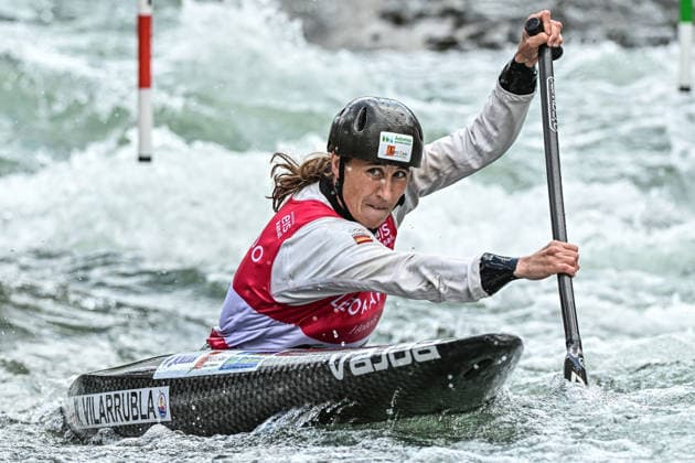 ICF Canoe Slalom World Cup 13 06 2026, Eis Kanal, Augsburg Viktoriia Us UKR ,Women s Canoe Final,, Augsburg, 13 06 2026 Canoe World Cup, Slalom K1, Augsburg, Eis Kanal Copyright: xBEAUTIFULxSPORTS Märklx