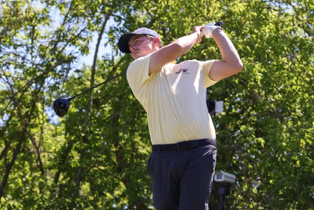 June 13, 2026: Matt Fitzpatrick tees off at the third hole during the RBC Canadian Open held at TPC Toronto at Osprey Valley in Caledon Ontario, Canada. CSM Caledon Canada - ZUMAc04_ 20260613_zma_c04_088 Copyright: xDanielxLeax