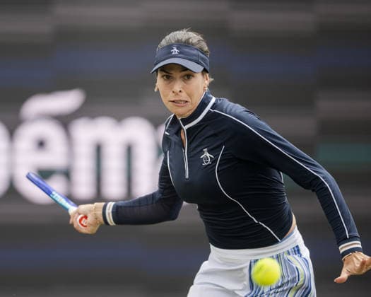 Libema Open Ajla Tomljanovic of Australia plays a forehand against Robin Montgomery of the United States during their WTA, Tennis Damen Singles Semifinal match at the Libema Open at Autotron s-Hertogenbosch in s-Hertogenbosch, Netherlands, on June 13, 2026. S-Hertogenbosch Netherlands  Copyright: xAndyxAstfalckx originalFilename:astfalck-libemaop260613_npBUO.jpg