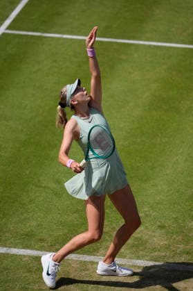 HSBC Championships - Day Six Katie Boulter of Great Britain in action during her semi-final match at The HSBC Championships 2026 Women s tennis tournament at The Queen s Club in London, England, on June 13, 2026. London Greater London United Kingdom  Copyright: xOwenxHammondx originalFilename:hammond-thehsbcc260613_npLq9.jpg