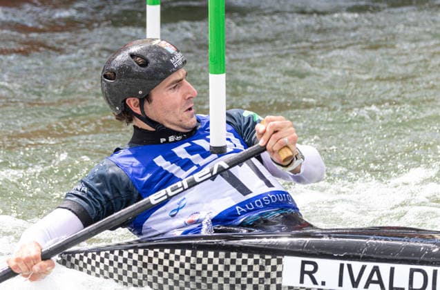 Raffaello Ivaldi ITA , Single Canoe, C1, Men ICF Canoe Slalom World Cup 2026 Eiskanal Augsburg