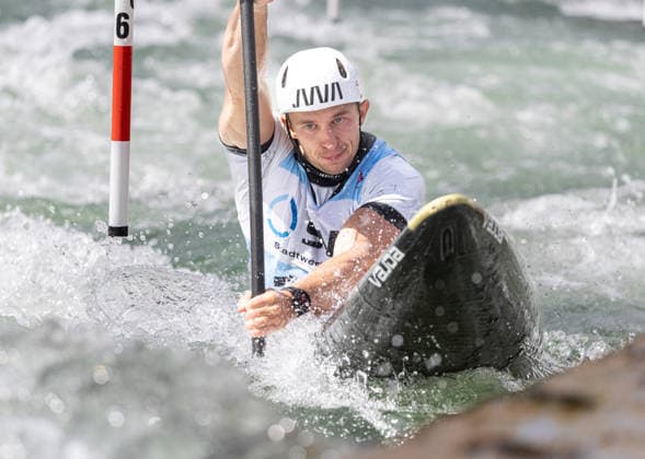 Kacper Sztuba PoL , Single Canoe, C1, Men ICF Canoe Slalom World Cup 2026 Eiskanal Augsburg