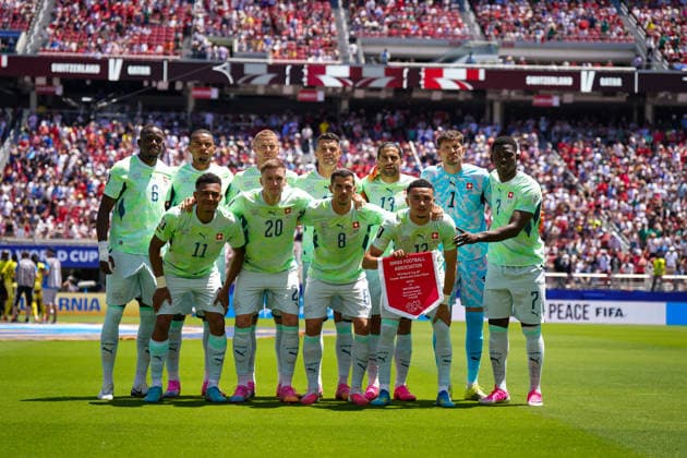 USA Soccer FIFA World Cup 2026 Group B Switzerland vs Qatar Levi™s Stadium Santa Clara, California Team photo, long shot Copyright: xJOERANxSTEINSIEKx