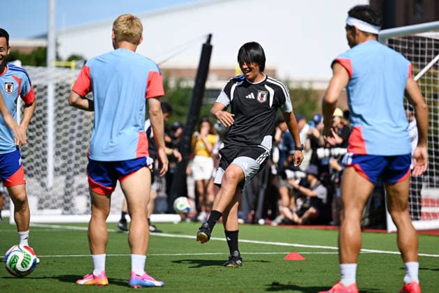 Shunsuke Nakamura (JPN), JUNE 13, 2026 - Football Soccer : Japan national team, Nationalteam training session during the FIFA World Cup, WM, Weltmeisterschaft, Fussball 2026 in Dallas, Texas, USA.  aflo_334320438 KenjiroxMatsuox