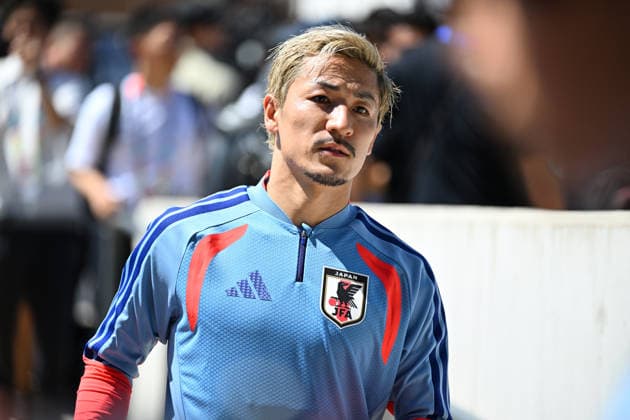 Daizen Maeda (JPN), JUNE 13, 2026 - Football Soccer : Japan national team, Nationalteam training session during the FIFA World Cup, WM, Weltmeisterschaft, Fussball 2026 in Dallas, Texas, USA.  aflo_334320474 KenjiroxMatsuox