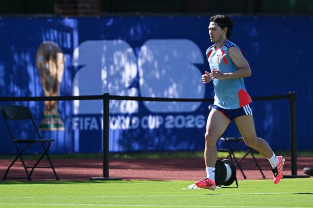 JUNE 13, 2026 - Football Soccer : Japan national team, Nationalteam training session during the FIFA World Cup, WM, Weltmeisterschaft, Fussball 2026 in Dallas, Texas, USA.  aflo_334320996 KenjiroxMatsuox