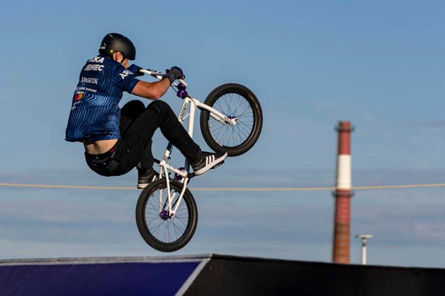 BMX freestyle final at 27th Pannonian Challenge Jaka Remec of Slovenia competes during the BMX freestyle final as spectators watch at the 27th Pannonian Challenge in Osijek, Croatia, on June 13, 2026.  DavorxJavorovic PIXSELL