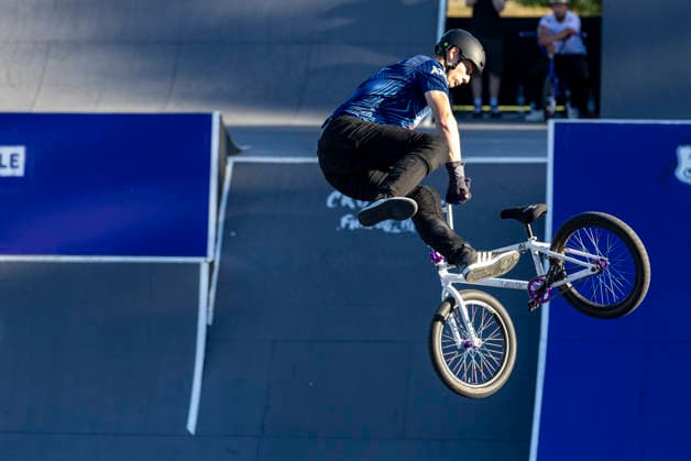 BMX freestyle final at 27th Pannonian Challenge Jaka Remec of Slovenia competes during the BMX freestyle final as spectators watch at the 27th Pannonian Challenge in Osijek, Croatia, on June 13, 2026.  DavorxJavorovic PIXSELL