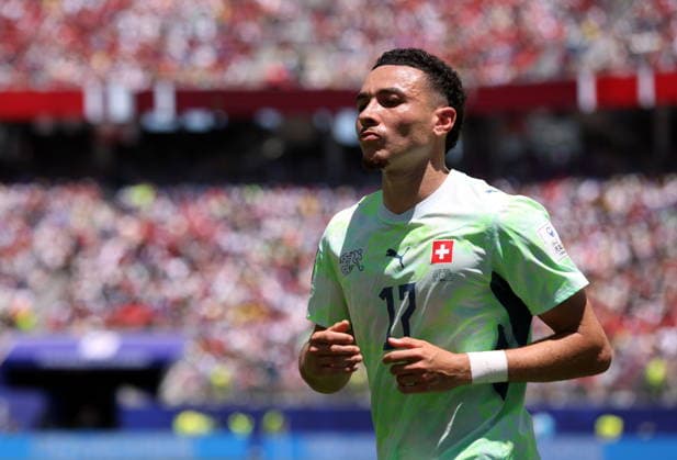 FIFA World Cup, WM, Weltmeisterschaft, Fussball 2026 - Group B - Qatar vs Switzerland Ruben Vargas of Switzerland in action during the FIFA World Cup 2026 group stage match Qatar against Switzerland, in San Francisco, USA, 13 June 2026. SAN FRANCISCO United States  Copyright: xBENJAMINxFANJOYx