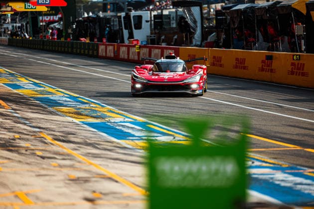 24 HEURES DU MANS 2026 - RACE - SATURDAY 07 CONWAY Mike (gbr), KOBAYASHI Kamui (jpn), DE VRIES Nyck (nld), Toyota Racing, Toyota TR010 Hybrid 07, Hypercar, action during the 24 Hours of Le Mans 2026, 3rd round of the 2026 FIA World Endurance Championship, on June 13, 2026 on the Circuit des 24 Heures du Mans in Le Mans, France -  Copyright: xAndreaxLorenzinax