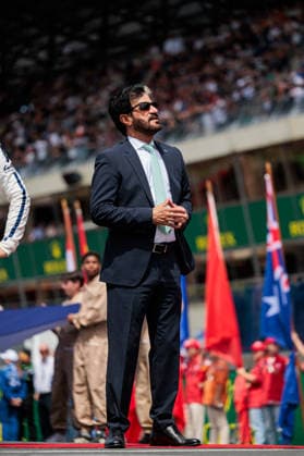 24 HEURES DU MANS 2026 - RACE - SATURDAY BEN SULAYEM Mohammed (are), President of FIA, portrait at the official ceremony on the starting grid, grille de depart, during the 24 Hours of Le Mans 2026, 3rd round of the 2026 FIA World Endurance Championship, on June 13, 2026 on the Circuit des 24 Heures du Mans in Le Mans, France -  Copyright: xGERMAINxHAZARDx