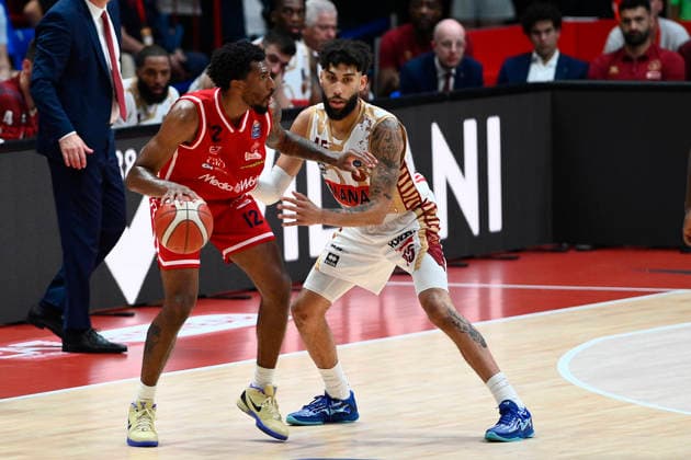 LBA Legabasket Serie A UnipolSAI 2025 2026 Armoni Brooks EA7 Emporio Armani Olimpia Milano-Umana Reyer Venezia LBA Legabasket Serie A Unipol 2025 2026 Playoff Finale Gara 2 Milano, 13 06 2026 Foto: IvanMancini Ciamillo-Castoria Milano Forum Assago Milano Italia  Copyright: xIvanxMancinix