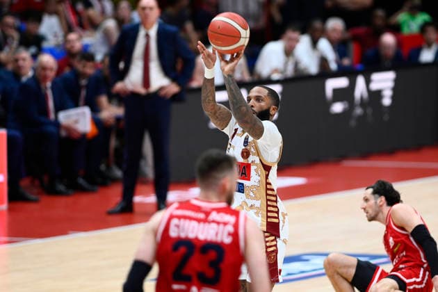 LBA Legabasket Serie A UnipolSAI 2025 2026 Rj Cole EA7 Emporio Armani Olimpia Milano-Umana Reyer Venezia LBA Legabasket Serie A Unipol 2025 2026 Playoff Finale Gara 2 Milano, 13 06 2026 Foto: IvanMancini Ciamillo-Castoria Milano Forum Assago Milano Italia  Copyright: xIvanxMancinix