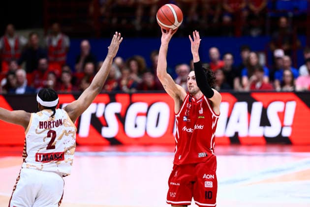 LBA Legabasket Serie A UnipolSAI 2025 2026 Leonardo Bolmaro EA7 Emporio Armani Olimpia Milano-Umana Reyer Venezia LBA Legabasket Serie A Unipol 2025 2026 Playoff Finale Gara 2 Milano, 13 06 2026 Foto: IvanMancini Ciamillo-Castoria Milano Forum Assago Milano Italia  Copyright: xIvanxMancinix