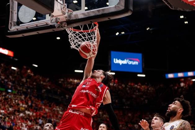 Leandro Bolmaro EA7 Emporio Armani Olimpia Milano - Umana Reyer Venezia LBA Legabasket Serie A Unipol 2025 2026 Playoff - Finale - Gara 2 Milano, 13 06 2026 Foto AlessiaDoniselli Ciamillo-Castoria  Copyright: xAlessiaxDonisellix