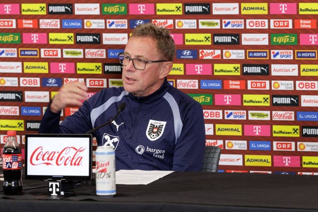 FOOTBALL - FIFA World Cup, WM, Weltmeisterschaft, Fussball 2026, preview SANTA BARBARA,CALIFORNIA,USA,13.JUN.26 - FOOTBALL - FIFA World Cup 2026, USA, Mexico, Canada, preview, OEFB, Oesterreichischer Fussball-Bund, press conference, PK, Pressekonferenz team AUT. Image shows head coach Ralf Rangnick (AUT).  GEPAxpictures xArminxRauthner