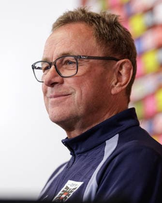 FOOTBALL - FIFA World Cup, WM, Weltmeisterschaft, Fussball 2026, preview SANTA BARBARA,CALIFORNIA,USA,13.JUN.26 - FOOTBALL - FIFA World Cup 2026, USA, Mexico, Canada, preview, OEFB, Oesterreichischer Fussball-Bund, press conference, PK, Pressekonferenz team AUT. Image shows head coach Ralf Rangnick (AUT).  GEPAxpictures xArminxRauthner