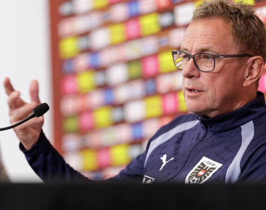 FOOTBALL - FIFA World Cup, WM, Weltmeisterschaft, Fussball 2026, preview SANTA BARBARA,CALIFORNIA,USA,13.JUN.26 - FOOTBALL - FIFA World Cup 2026, USA, Mexico, Canada, preview, OEFB, Oesterreichischer Fussball-Bund, press conference, PK, Pressekonferenz team AUT. Image shows head coach Ralf Rangnick (AUT).  GEPAxpictures xArminxRauthner
