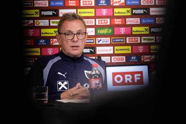 FOOTBALL - FIFA World Cup, WM, Weltmeisterschaft, Fussball 2026, preview SANTA BARBARA,CALIFORNIA,USA,13.JUN.26 - FOOTBALL - FIFA World Cup 2026, USA, Mexico, Canada, preview, OEFB, Oesterreichischer Fussball-Bund, press conference, PK, Pressekonferenz team AUT. Image shows head coach Ralf Rangnick (AUT).  GEPAxpictures xArminxRauthner
