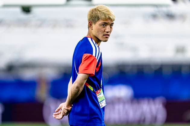 DALLAS Ritsu Doan of Japan during the 2026 World Cup, Press conference and pitch check of Japan at AT T Stadium on June 13, 2026, in Dallas, United States Photo by Stefan Koops EYE4IMAGES DeFodi Images