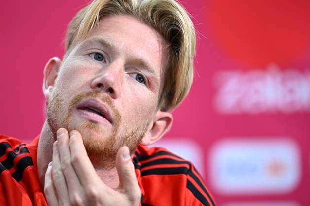 Belgian national football team - 2026 FIFA World Cup, WM, Weltmeisterschaft, Fussball - media activities 13 06 2026 RENTON, UNITED STATES OF AMERICA - JUNE 13 : De Bruyne Kevin forward of Belgium pictured during a press conference, PK, Pressekonferenz at the training grounds of the Belgian national football team during the 2026 FIFA World Cup on June 13, 2026 in Renton, United States of America, 13 06 2026 Renton United States of America  Copyright: xNicoxVereeckenx