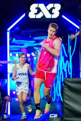BASKETBALL - FIBA 3x3 World Tour VIENNA,AUSTRIA,13.JUN.26 - BASKETBALL - FIBA 3x3 World Tour. Image shows Milos Cvrkota (Crvena Zvezda).  GEPAxpictures xEdgarxEisner
