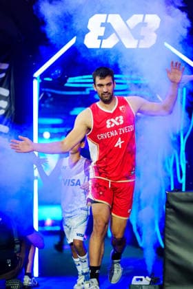 BASKETBALL - FIBA 3x3 World Tour VIENNA,AUSTRIA,13.JUN.26 - BASKETBALL - FIBA 3x3 World Tour. Image shows Marko Dordevic (Crvena Zvezda).  GEPAxpictures xEdgarxEisner