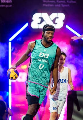 BASKETBALL - FIBA 3x3 World Tour VIENNA,AUSTRIA,13.JUN.26 - BASKETBALL - FIBA 3x3 World Tour. Image shows Quincy Diggs (Vienna).  GEPAxpictures xEdgarxEisner