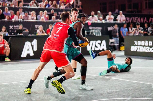 BASKETBALL - FIBA 3x3 World Tour VIENNA,AUSTRIA,13.JUN.26 - BASKETBALL - FIBA 3x3 World Tour. Image shows Quincy Diggs (Vienna).  GEPAxpictures xEdgarxEisner