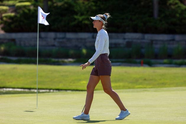 Dow Championship Midland, MI - JUNE 13: Nelly Korda of the United States walks on the 18th tee during the third round of the Dow Championship at Midland Country Club on June 13, 2026 in Midland, Michigan. Midland Michigan United States  Copyright: xAmyxLemusx originalFilename:lemus-dowchamp260613_npV1C.jpg