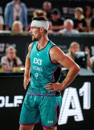 BASKETBALL - FIBA 3x3 World Tour VIENNA,AUSTRIA,13.JUN.26 - BASKETBALL - FIBA 3x3 World Tour. Image shows Toni Blazan (Vienna).  GEPAxpictures xEdgarxEisner