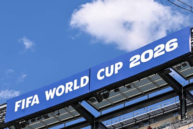 Lettering FIFA WORLD CUP 2026 during the FIFA World Cup 2026 Group C match between Brazil and Morocco at New York New Jersey Stadium on June 13, 2026 in East Rutherford, United States Photo by Harry Langer DeFodi Images