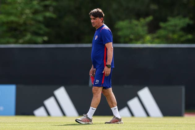 Croatia Training And press conference, PK, Pressekonferenz - FIFA World Cup, WM, Weltmeisterschaft, Fussball 2026 ALEXANDRIA, VIRGINIA - JUNE 13: Head coach of Croatia Zlatko Dalic looks on during the training session of Croatian national football team at training centre at Episcopal High School on June 13, 2026 in Alexandria, Virginia.  IgorxKralj PIXSELL