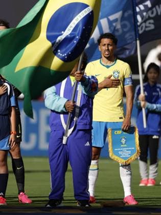 NEW JERSEY - Marquinhos of Brazil during the FIFA 2026 World Cup Group C match between Brazil and Morocco at the New Jersey Stadium on June 14, 2026, in New Jersey, United States. MAURICE VAN STEEN ANP FIFA World Cup, WM, Weltmeisterschaft, Fussball 2026 - group C 2026 xVIxANPxSportx xMauricexvanxSteenxIVx 560935458 originalFilename: 560935458.jpg