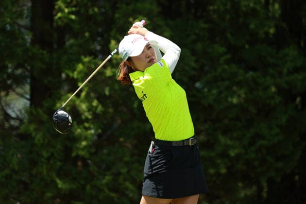 Dow Championship MIDLAND, MICHIGAN - JUNE 13: Ayaka Furue of Japan plays her tee shot on the 6th hole during the third round of the Dow Championship at Midland Country Club in Midland, Michigan, USA on Saturday, June 13, 2026. Midland Michigan United States  Copyright: xJorgexLemusx originalFilename:lemus-dowchamp260613_nppuk.jpg