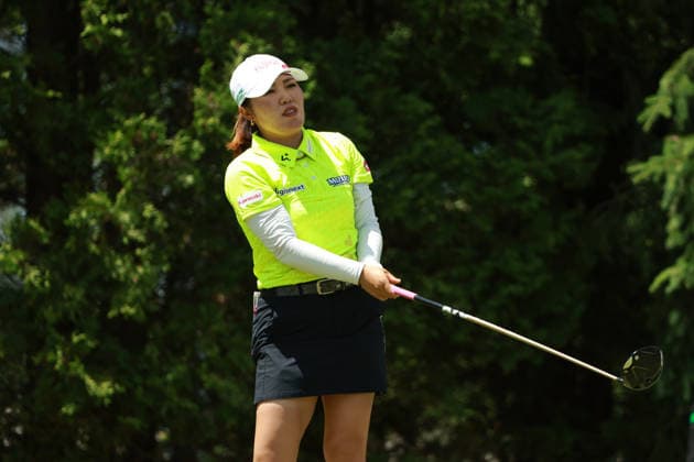 Dow Championship MIDLAND, MICHIGAN - JUNE 13: Ayaka Furue of Japan plays her tee shot on the 6th hole during the third round of the Dow Championship at Midland Country Club in Midland, Michigan, USA on Saturday, June 13, 2026. Midland Michigan United States  Copyright: xJorgexLemusx originalFilename:lemus-dowchamp260613_npDjJ.jpg