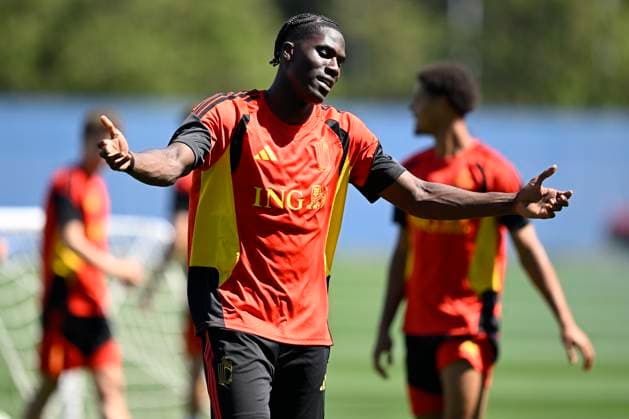 Belgian national football team - 2026 FIFA World Cup, WM, Weltmeisterschaft, Fussball - media activities 13 06 2026 RENTON, UNITED STATES OF AMERICA - JUNE 13 : Onana Amadou midfielder of Belgiumpictured during a training session at the training grounds of the Belgian national football team during the 2026 FIFA World Cup on June 13, 2026 in Renton, United States of America, 13 06 2026 Renton United States of America  Copyright: xNicoxVereeckenx