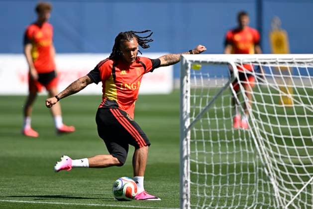 Belgian national football team - 2026 FIFA World Cup, WM, Weltmeisterschaft, Fussball - media activities 13 06 2026 RENTON, UNITED STATES OF AMERICA - JUNE 13 : Moreira Da Silva Diego defender of Belgiumpictured during a training session at the training grounds of the Belgian national football team during the 2026 FIFA World Cup on June 13, 2026 in Renton, United States of America, 13 06 2026 Renton United States of America  Copyright: xNicoxVereeckenx