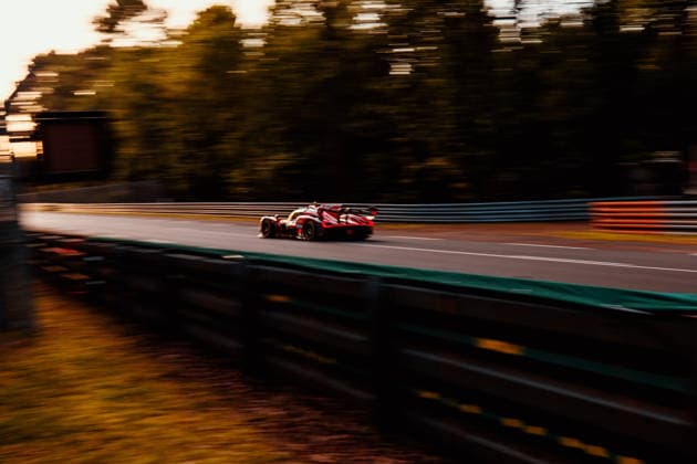 24 HEURES DU MANS 2026 - RACE - SATURDAY 07 CONWAY Mike (gbr), KOBAYASHI Kamui (jpn), DE VRIES Nyck (nld), Toyota Racing, Toyota TR010 Hybrid 07, Hypercar, action during the 24 Hours of Le Mans 2026, 3rd round of the 2026 FIA World Endurance Championship, on June 13, 2026 on the Circuit des 24 Heures du Mans in Le Mans, France -  Copyright: xAndreaxLorenzinax