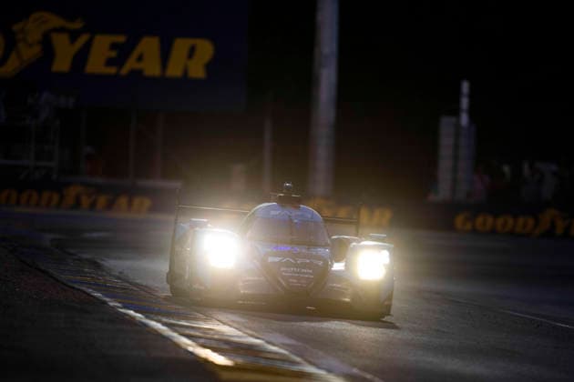 24 HEURES DU MANS 2026 - RACE - SATURDAY 25 JENSEN Michael (dnk), TRULLI Enzo (ita), HUGHES Jake (gbr), Algarve Pro Racing, Oreca 07 Gibson 25, LMP2 Pro-AM, action during the 24 Hours of Le Mans 2026, 3rd round of the 2026 FIA World Endurance Championship, on June 13, 2026 on the Circuit des 24 Heures du Mans in Le Mans, France - Le MansFrance  Copyright: xFabrizioxBoldonix