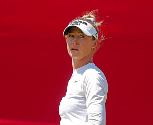 MIDLAND, MI - JUNE 13: LPGA, Golf Damen golfer Nelly Korda walks the 12th hole on June 13, 2026, during the third round of the LPGA Dow Championship at Midland Country Club in Midland, Michigan. (Photo by Brian Spurlock Icon Sportswire) GOLF: JUN 13 LPGA Dow Championship EDITORIAL USE ONLY Icon26061332