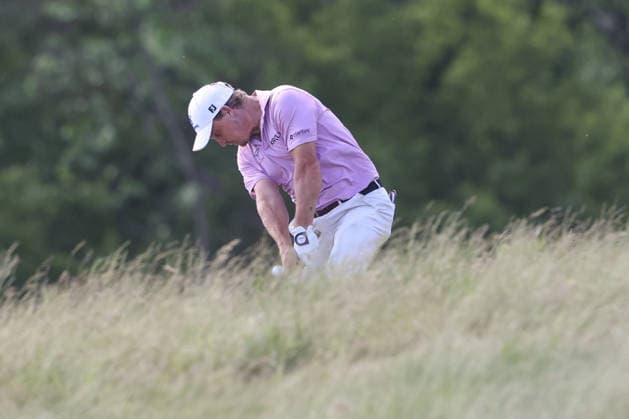 June 13, 2026: Bud Cauley hits from the deep rough on the 18th hole during third round of the RBC Canadian Open held at TPC Toronto at Osprey Valley in Caledon Ontario, Canada. CSM PGA, Golf Herren 2026: RBC Canadian Open Jun 13  - ZUMAc04_ 20260613_zma_c04_126 Copyright: xDanielxLeax