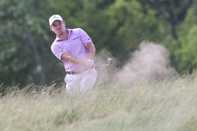 June 13, 2026: Bud Cauley hits from the deep rough on the 18th hole during third round of the RBC Canadian Open held at TPC Toronto at Osprey Valley in Caledon Ontario, Canada. CSM PGA, Golf Herren 2026: RBC Canadian Open Jun 13  - ZUMAc04_ 20260613_zma_c04_135 Copyright: xDanielxLeax