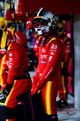 24 HEURES DU MANS 2026 - RACE - SUNDAY GIOVINAZZI Antonio (ita), Ferrari AF Corse, Ferrari 499P 51, Hypercar, portrait during the 24 Hours of Le Mans 2026, 3rd round of the 2026 FIA World Endurance Championship, on June 14, 2026 on the Circuit des 24 Heures du Mans in Le Mans, France - Le MansFrance  Copyright: xFabrizioxBoldonix